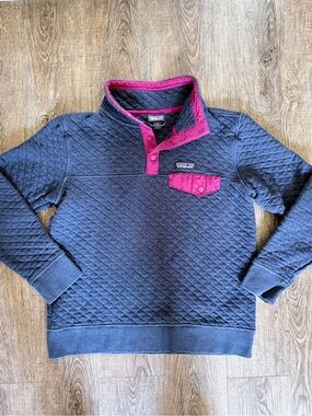Patagonia Women's Organic Cotton Quilt Snap-T Pullover, Size small